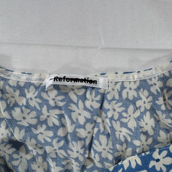 Reformation Jayne Sleeveless Dainty Floral Blouse Sz 10 NWOT - Picture 3 of 9